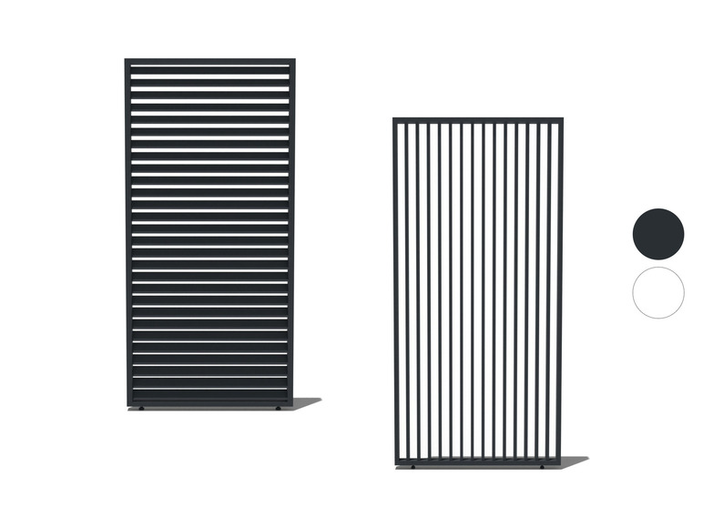 Pergoline Seitenwandpaneel für Pavillon Trumpf und Superior Pergola, aus Aluminium