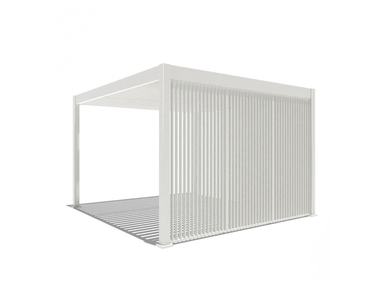 Pergoline Seitenwandpaneel für Pavillon Trumpf und Superior Pergola, aus Aluminium