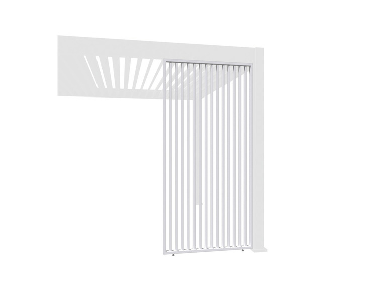 Pergoline Seitenwandpaneel für Pavillon Trumpf und Superior Pergola, aus Aluminium