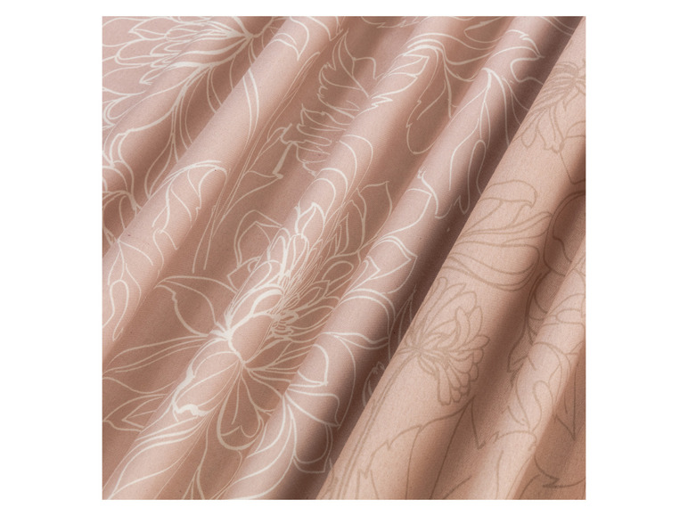 LIVARNO home Mikrofaser-Satin-Wendebettwäsche, 135 x 200 cm