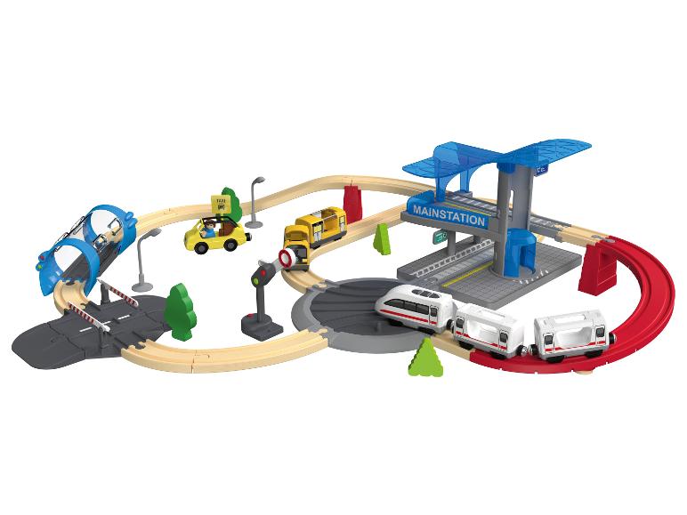 Playtive Eisenbahn-Set City-Express Dinoland, für viele kreative Aufbauvarianten