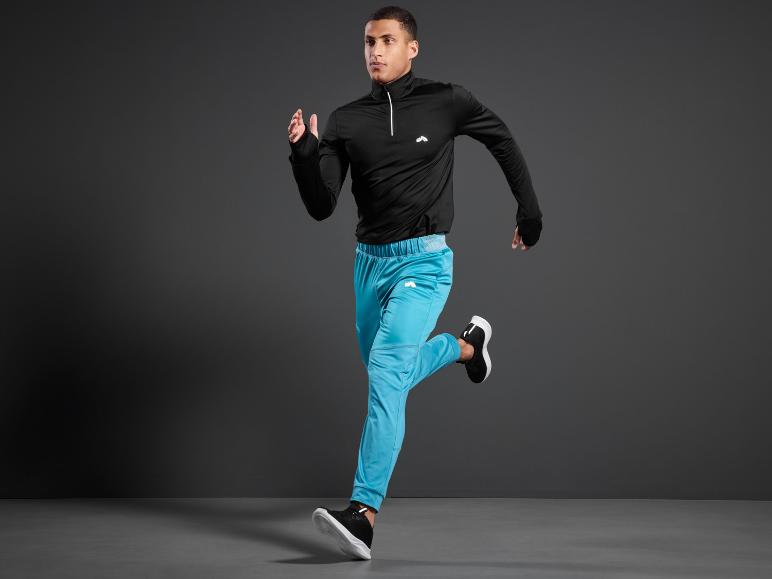 CRIVIT Herren Thermo-Funktionshose mit Reißverschlusstasche am Bein