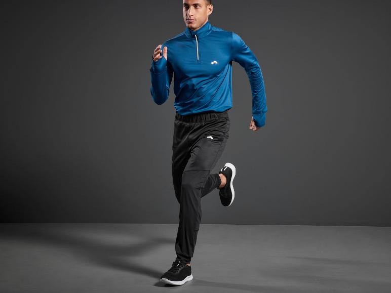 CRIVIT Herren Thermo-Funktionshose mit Reißverschlusstasche am Bein