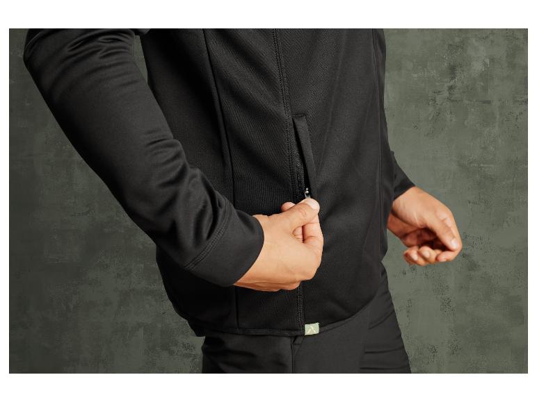 CRIVIT Herren Thermo-Funktionsjacke, mit Kapuze