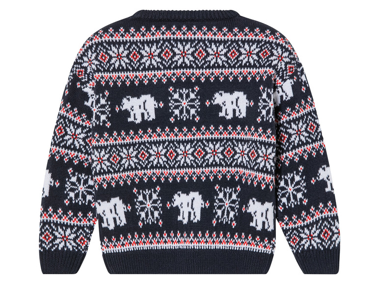 lupilu® Kinder-Strickpullover, mit Ärmelsaum und Taillenbund