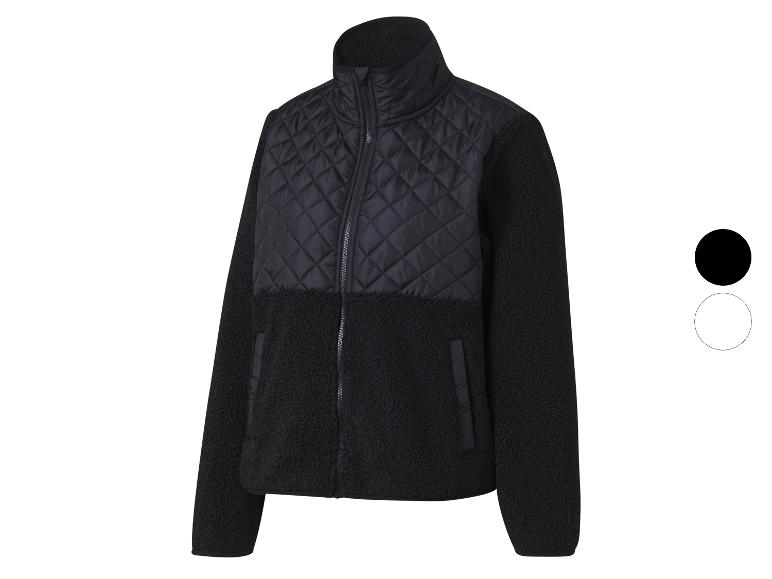 CRIVIT Damen Fleecejacke aus Lammfellimitat