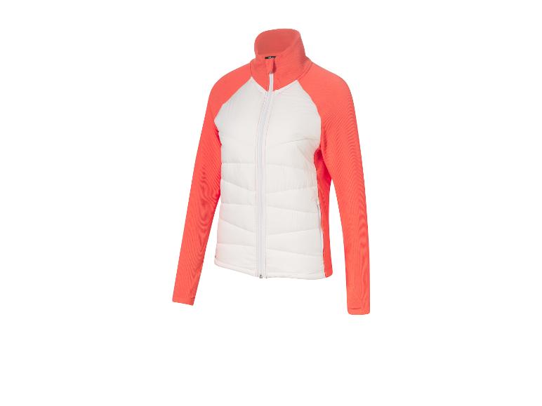 CRIVIT Damen Jacke, vorderer Teil aus gestepptem Material