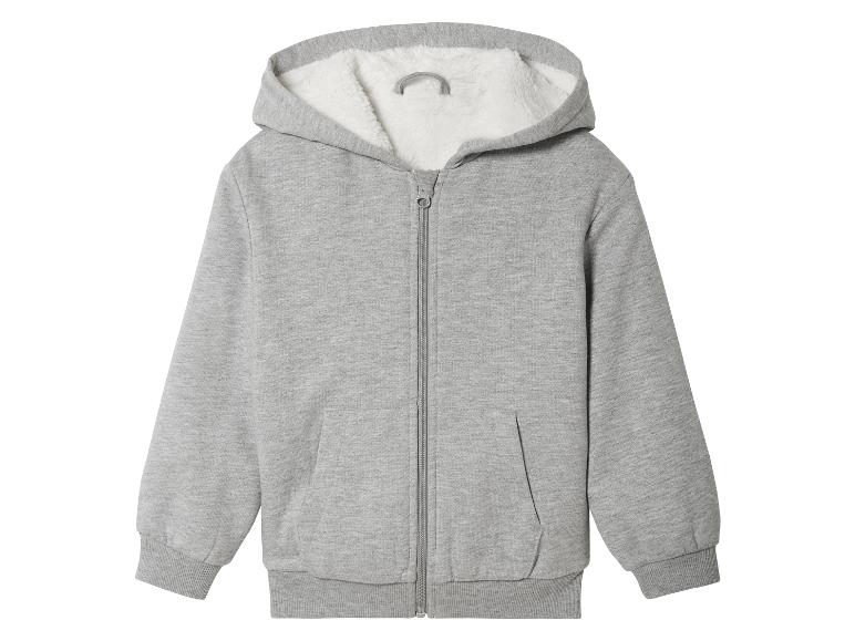 lupilu® Kinder Sweatjacke, mit Teddyfutter