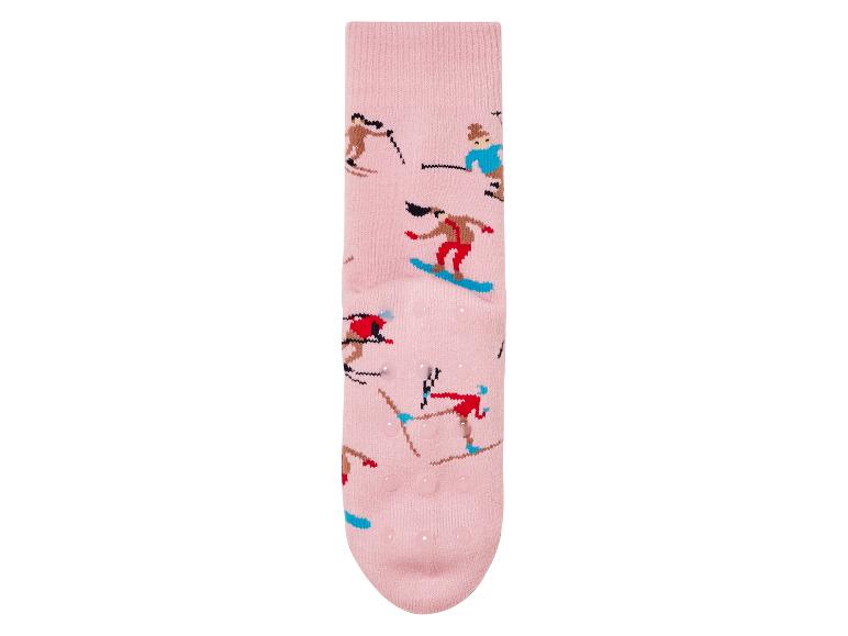 pepperts!® Kinder Thermosocken, 2 Paar, mit Silikonnoppen