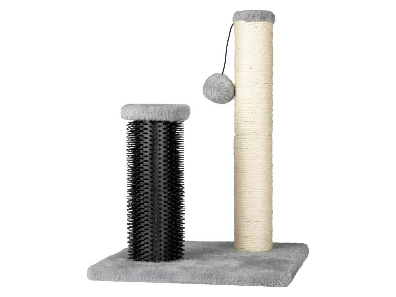 zoofari® Katzen Kratzstamm mit Massageelement