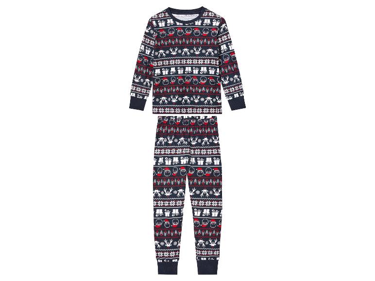 lupilu® Kinder Pyjama, mit Weihnachtsdesign