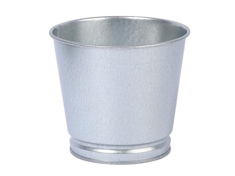 dobar Pflanztreppe Set zum Hängen inkl. Zinktöpfe, braun