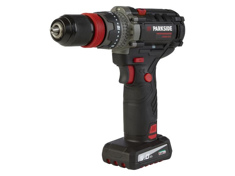 PARKSIDE PERFORMANCE® 12 V / 5 Ah Akku-Bohrschrauber Starterset »PPBSSA 12 A1«, mit Akku und Ladegerät
