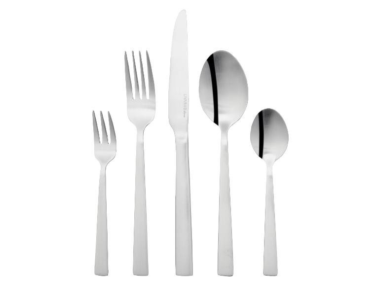 LIVARNO home Edelstahl-Besteck-Set, 60-teilig