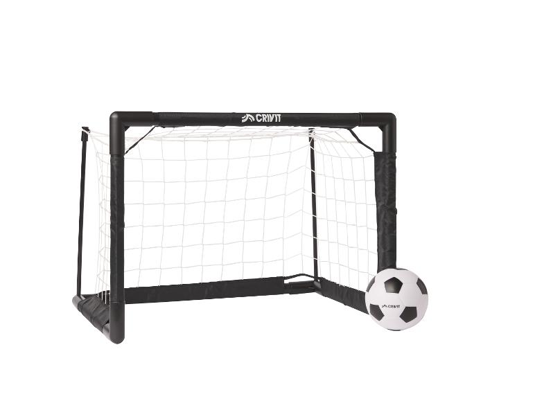 CRIVIT Boxset / Mini-Fußballtor mit Ball, inkl. Montagematerial