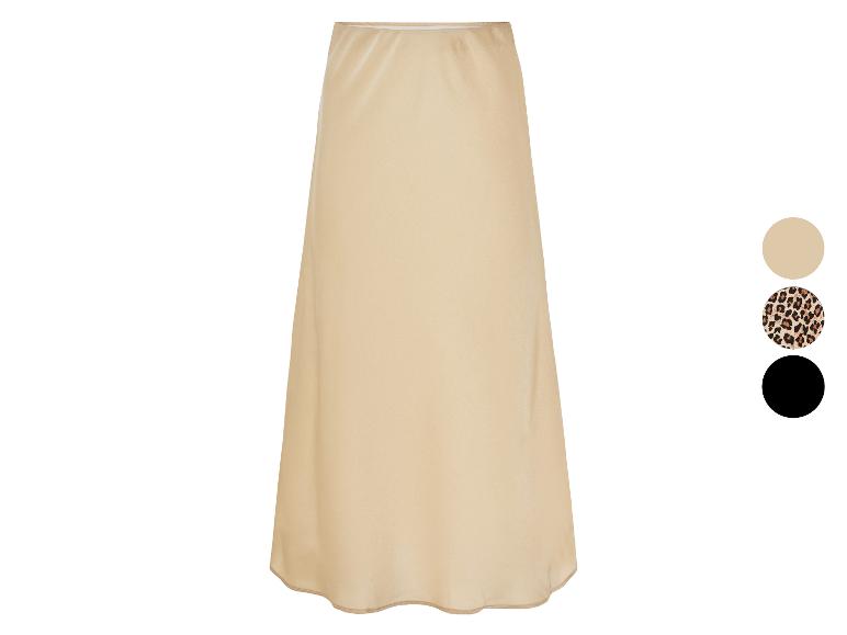 esmara® Damen Midirock, in matter Satin-Qualität