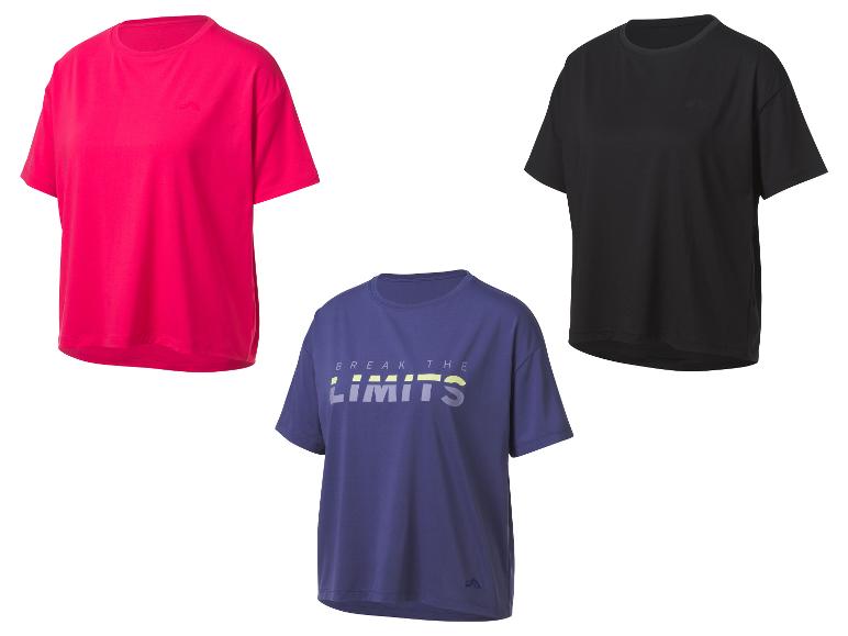 CRIVIT Damen Funktionsshirt, mit recyceltem Material