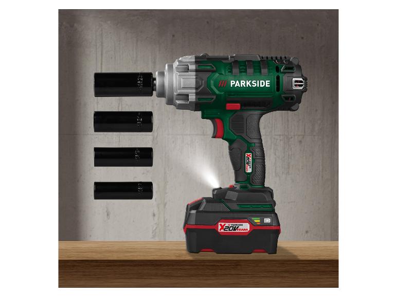 PARKSIDE® 20V Akku-Drehschlagschrauber Kfz Starterset PASSK 20-Li C4
