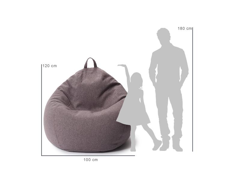 Lumaland Sitzsack»Comfort«, 185/250/315 l, für den Indoor-Bereich