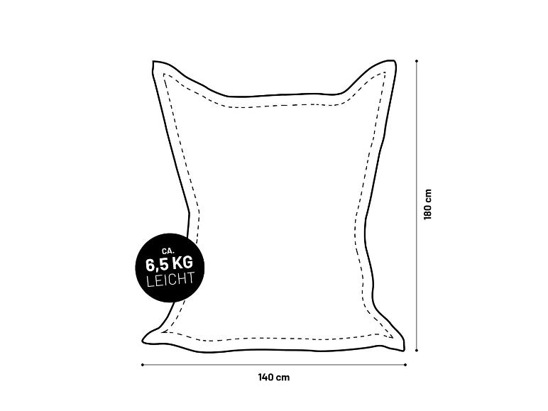 Lumaland Sitzsack »Galaxy«, 380 l, für innen und außen
