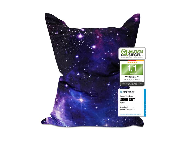 Lumaland Sitzsack »Galaxy«, 380 l, für innen und außen
