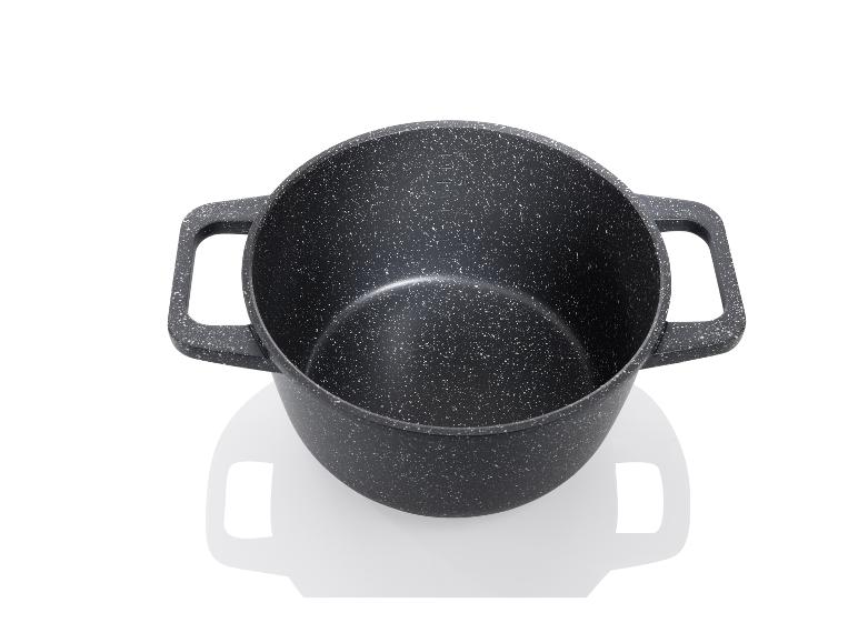 LIVARNO home Aluguss-Kochtopf, mit innerer Literskala, Ø 24 cm