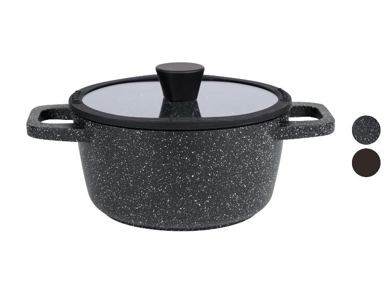 LIVARNO home Aluguss-Kochtopf, mit innerer Literskala, Ø 20 cm