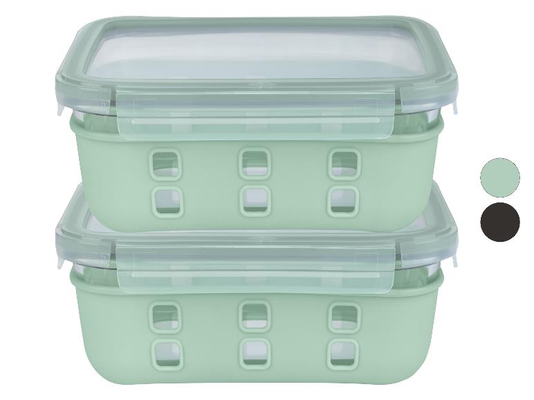 LIVARNO home Glas-Frischhaltedosen-Set, 2-teilig