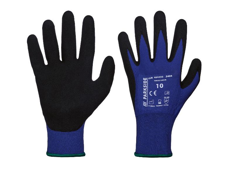 PARKSIDE® Damen/Herren Arbeitshandschuhe mit Latexbeschichtung