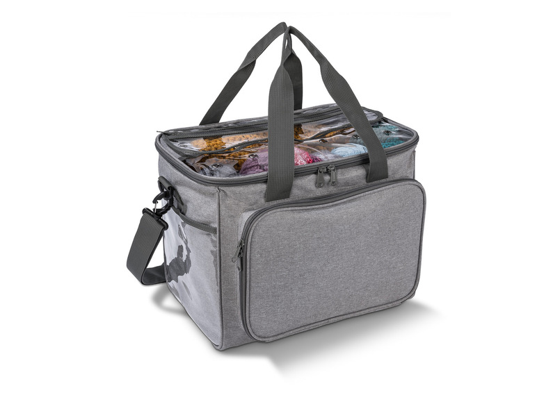 TOPMOVE® Aufbewahrungstasche / Nähmaschinen-Trolley, grau