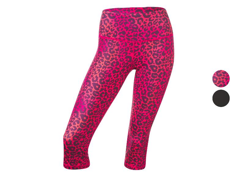 Crivit by Jette Sport Damen Funktionscapri, mit Handytasche