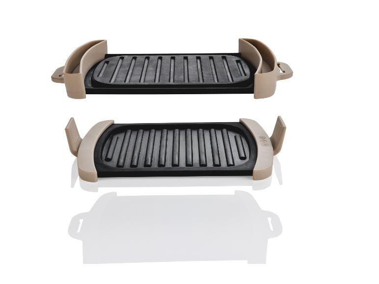 LIVARNO home Mikrowellen-Grillplatte, 2-teilig