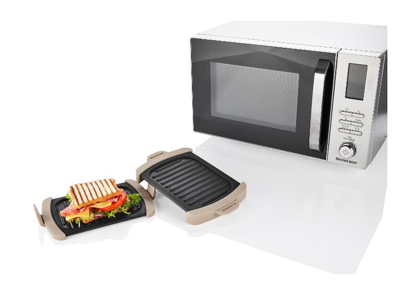 LIVARNO home Mikrowellen-Grillplatte, 2-teilig