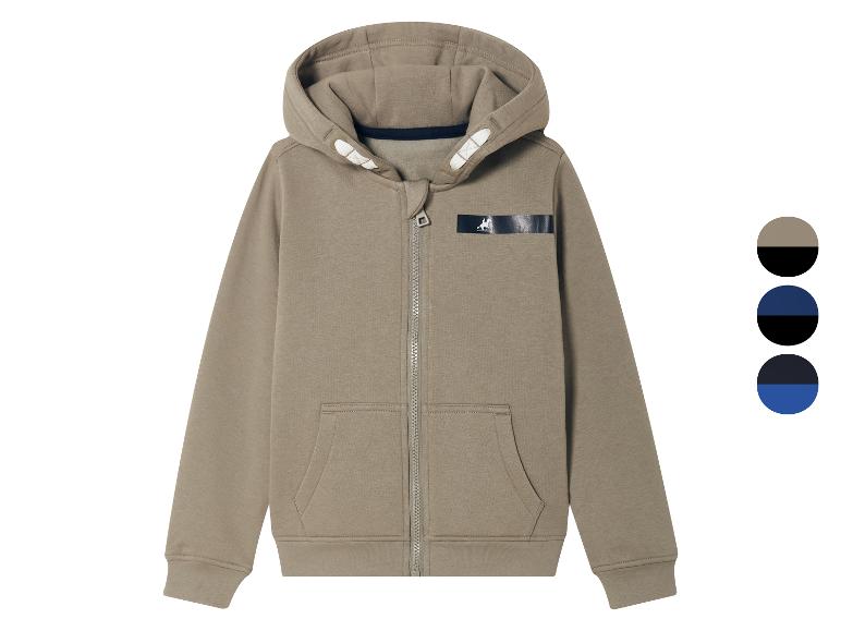 Kinder Sweatjacke, mit gummiertem Print