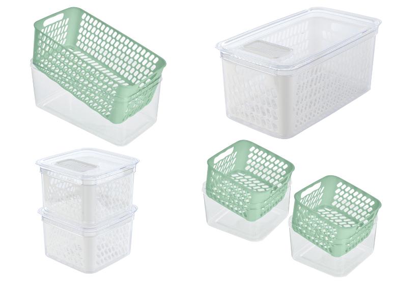 LIVARNO home Frischhaltebox / Frischhalteboxen-Set, mit herausnehmbarer Abtropfeinsatz