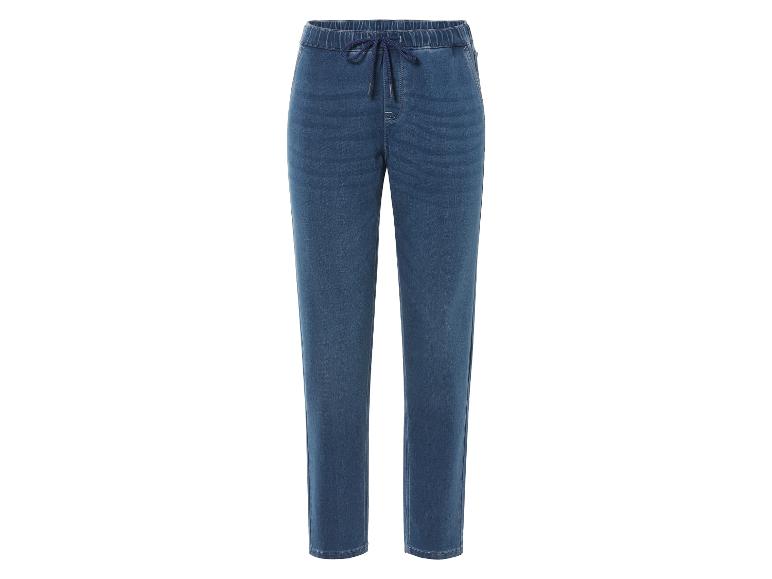 esmara® Damen Denim-Joggers, mit Gummizugbund