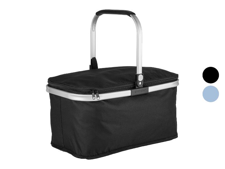 TOPMOVE® Einkaufskorb mit Alurahmen, faltbar