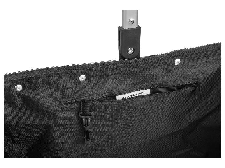 TOPMOVE® Einkaufskorb mit Alurahmen, faltbar