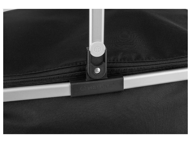 TOPMOVE® Einkaufskorb mit Alurahmen, faltbar