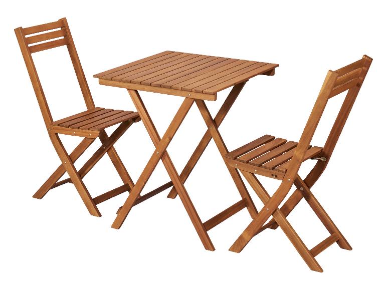 LIVARNO home Balkon-Set »SEVILLA«, 3-teilig, aus ölgebeiztem Akazienholz