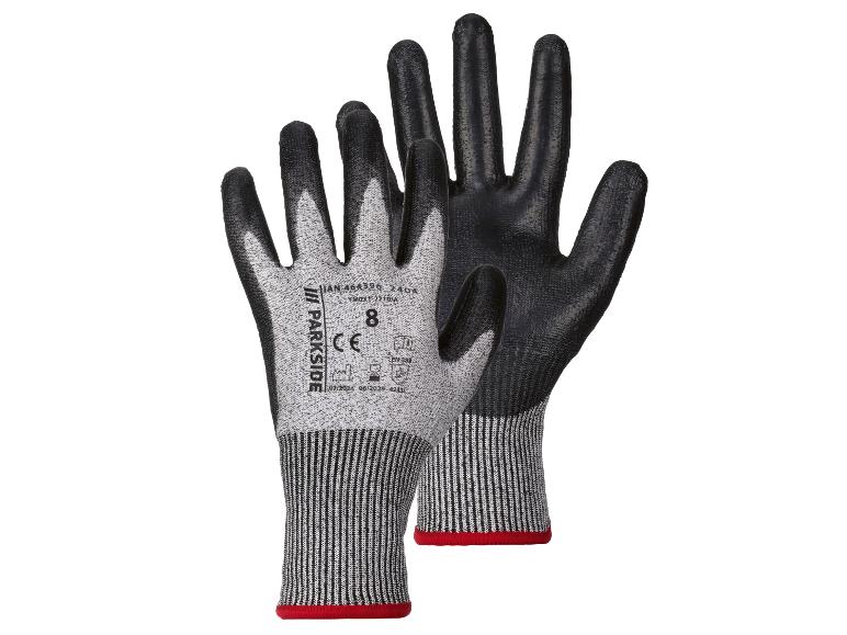 PARKSIDE® Schnittschutzhandschuhe mit Polyurethan-Beschichtung