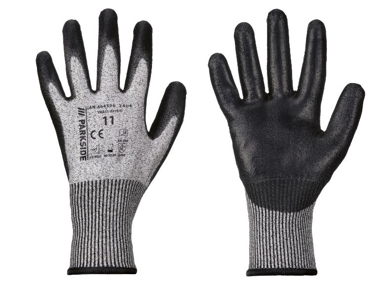 PARKSIDE® Schnittschutzhandschuhe mit Polyurethan-Beschichtung
