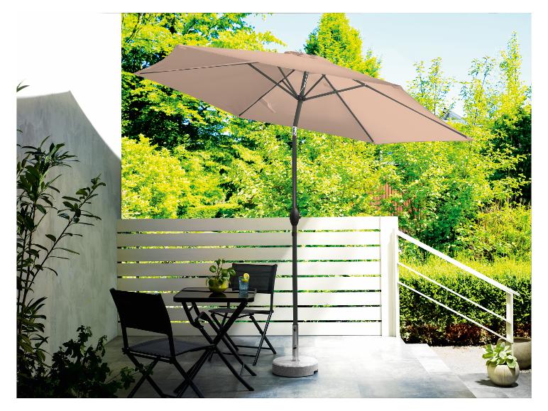 LIVARNO home Sonnenschirm, mit Handkurbel
