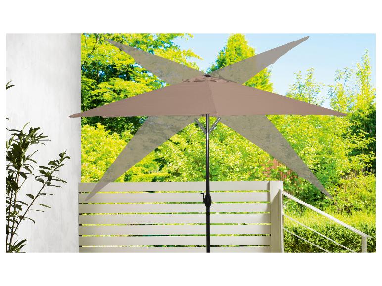 LIVARNO home Sonnenschirm, mit Handkurbel
