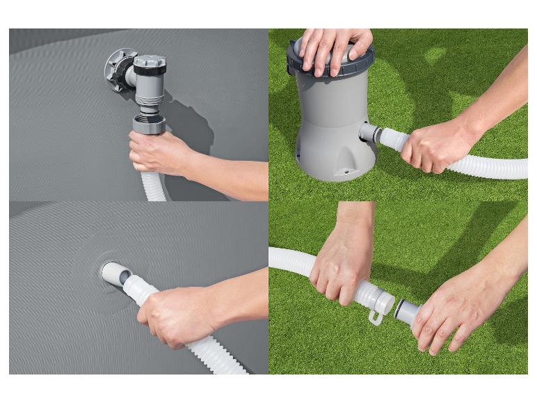 Bestway Solar-Poollheizung 110 x 171cm Poolheizung Schwarz