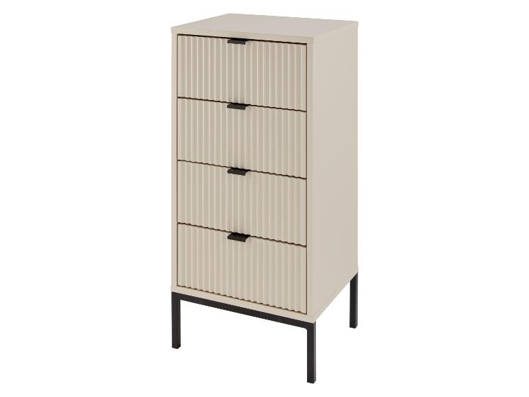LIVARNO home Kommode, mit Lamellenoptik