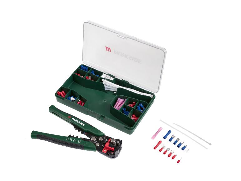 PARKSIDE® Automatik-Abisolier- und Crimpzangen-Set »PCZS 231 C2«, 231-teilig