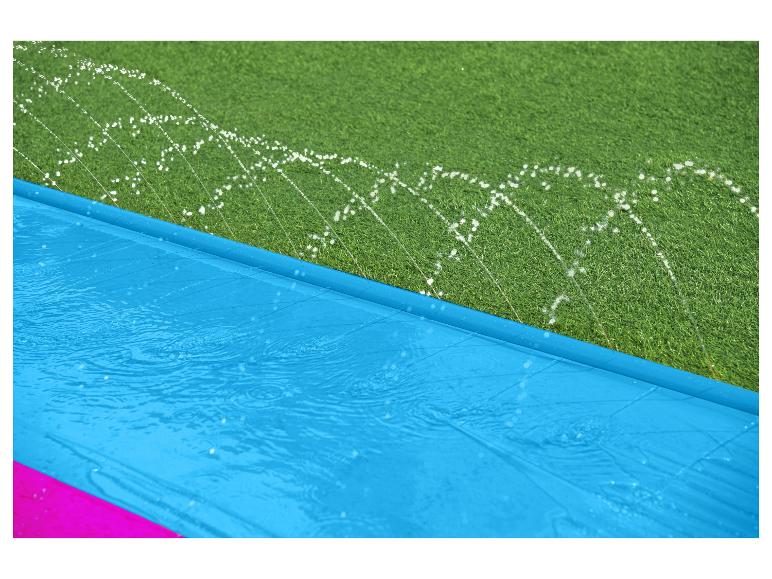 Bestway Doppel-Wasserrutsche mit aufblas baren Schwimmtieren 487 x 138cm