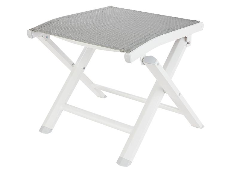 LIVARNO home Alu-Klapphocker »Houston«, weiß/hellgrau