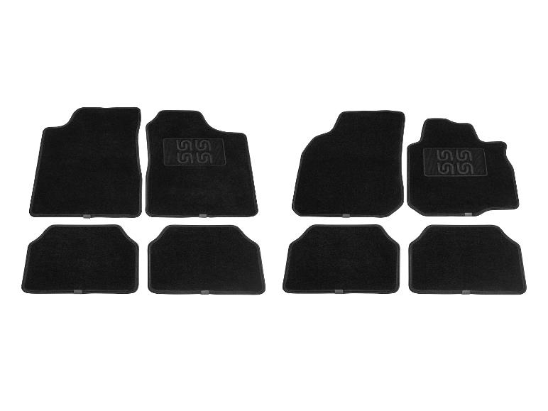 ULTIMATE SPEED® Universal-Automatten-Set, 4-teilig, rutschsicher und pflegeleicht